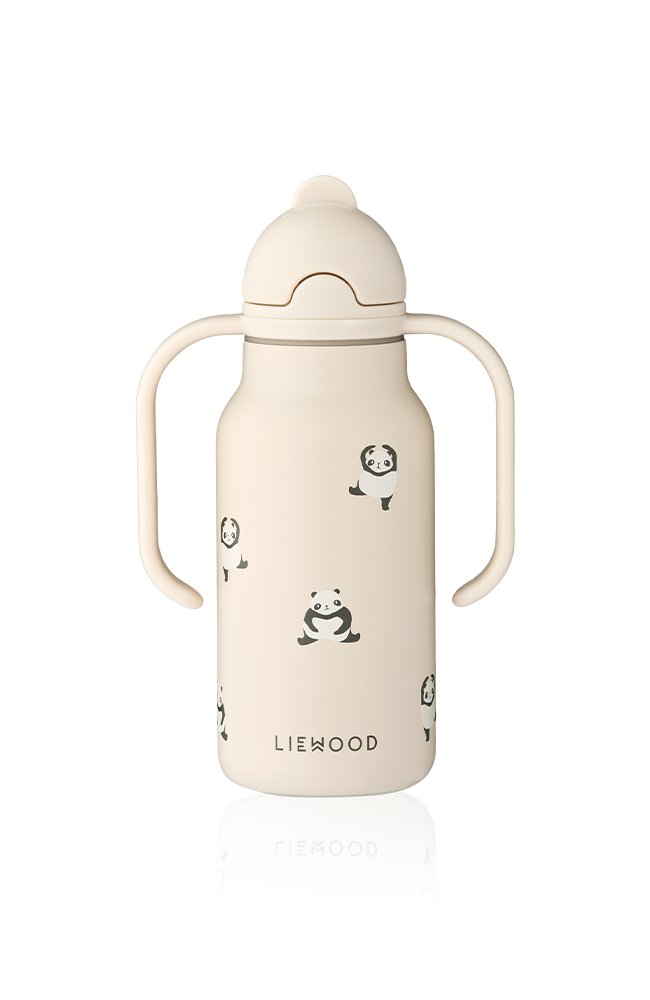 Kimmie Water Bottle 250 ml - Mini Panda/Sandy Liewood Äta & Dricka