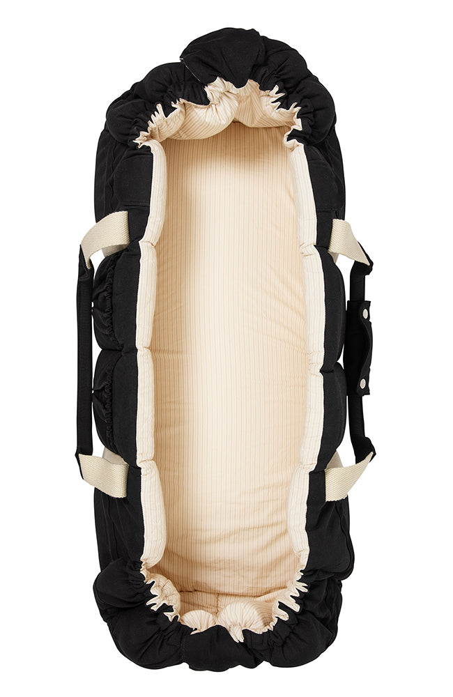 Organic Multifunctional Lift - Black w/ Cream Solid Stripe Copenhagen Colors babylift