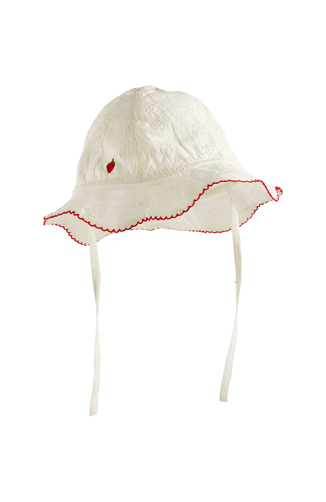 Claire Sun Hat - Ivory White