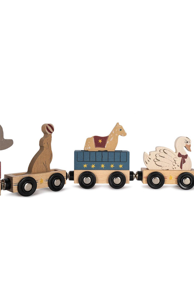 Wooden Animal Train - Multi Konges Slöjd Träleksak