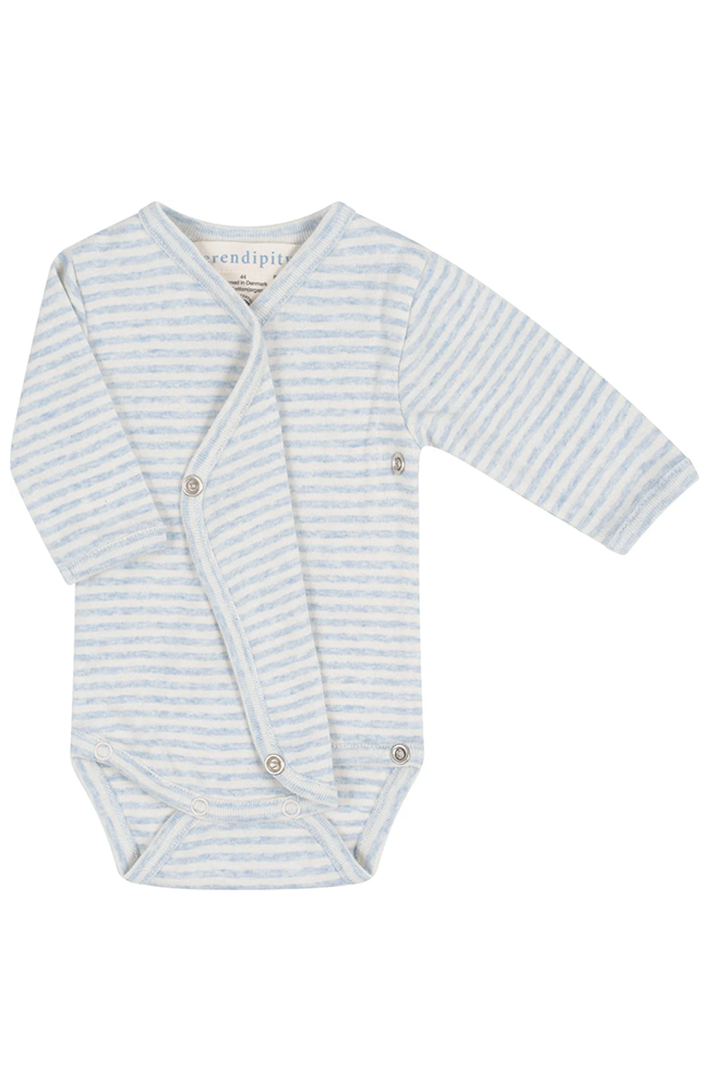 Newborn Swaddle Bodysuit - Mist/Offwhite