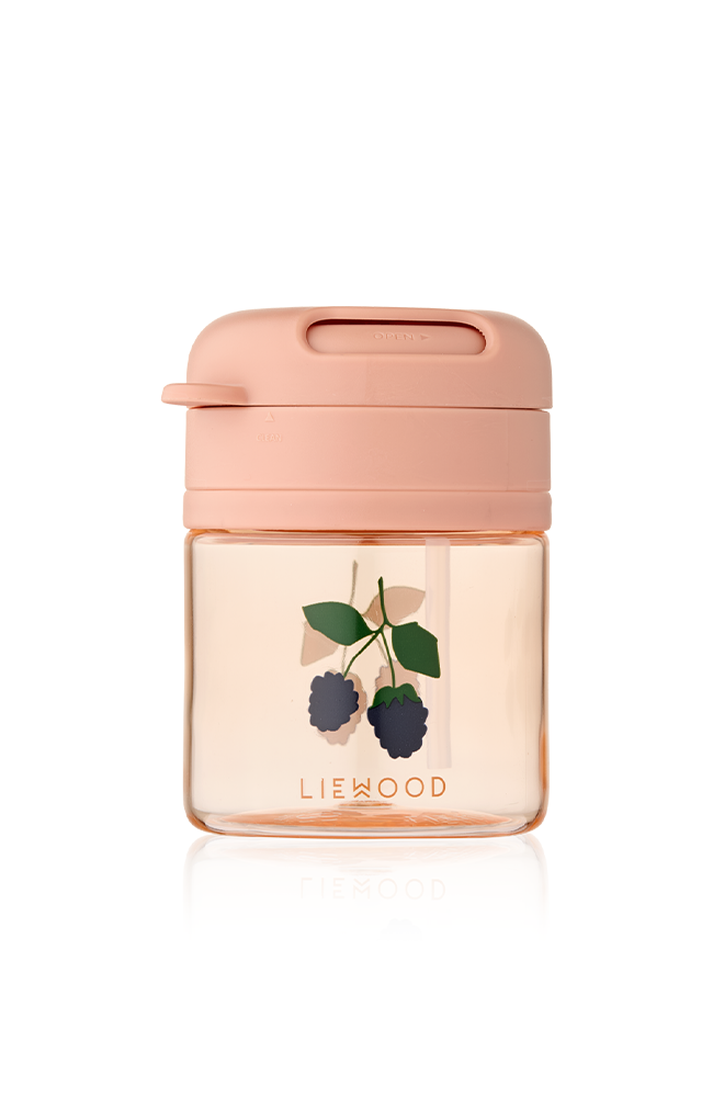 Pavia Tritan Straw Cup - Berry/Pale Tuscany Liewood Äta & Dricka