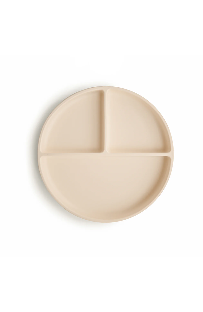 Silicone Divided Suction Plate - Shifting Sand Mushie Äta & Dricka
