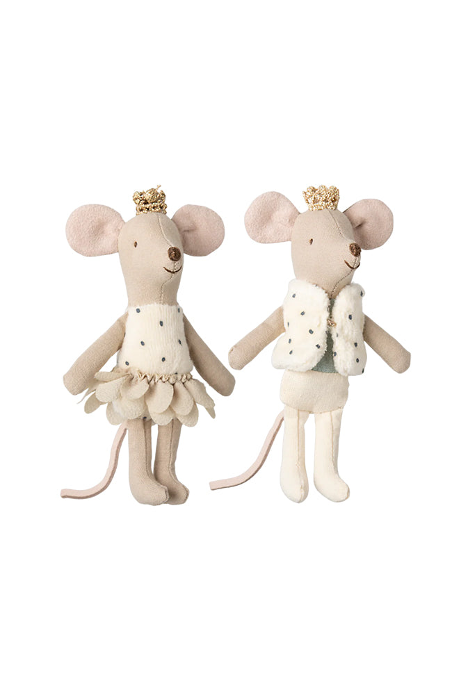 Royal Twin Mice Little sister and brother in matchbox Maileg Mjukdjur