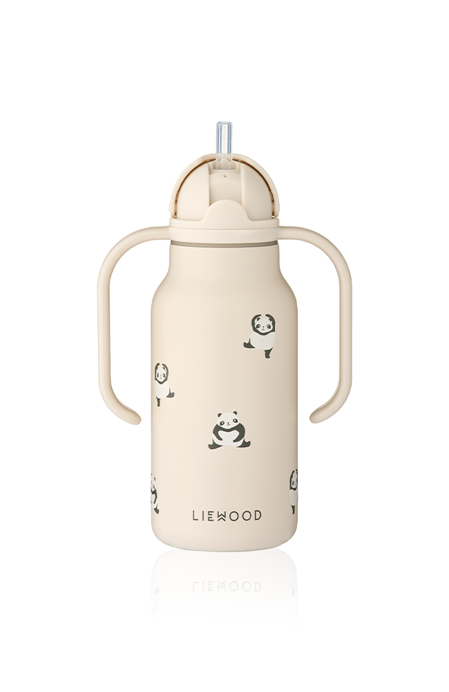 Kimmie Water Bottle 250 ml - Mini Panda/Sandy Liewood Äta & Dricka