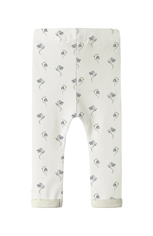 Gayo Slim Leggings Baby - Coconut Milk Bell Flower Lil' Atelier Leggings