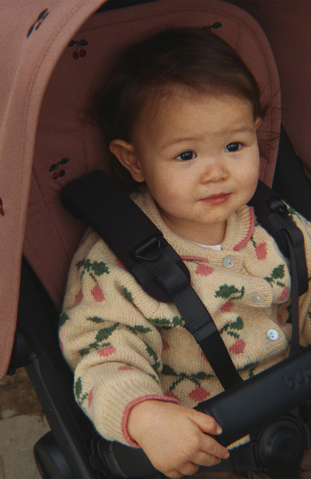Bugaboo x Konges Sløjd Dual Comfort Sittdyna - Dusty pink Bugaboo Barnvagnstillbehör