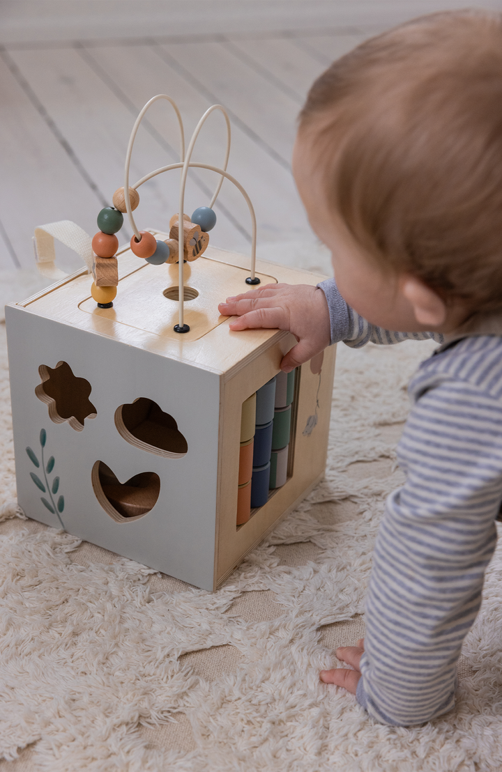 Wooden Motor Skills Play Box