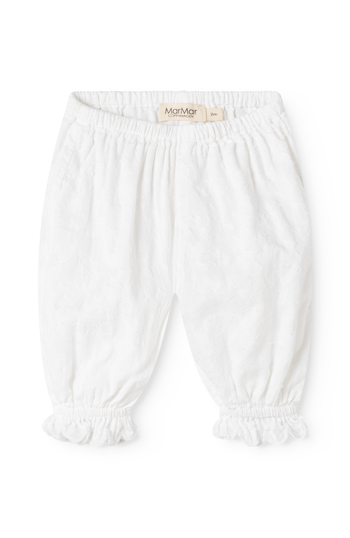 Pus Delicate Cotton Pants - White MarMar Copenhagen Byxor