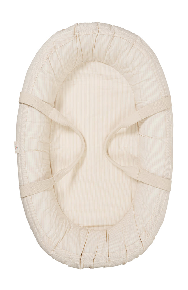 Future Babynest & Lift - Beige Stripe Copenhagen Colors Babynest