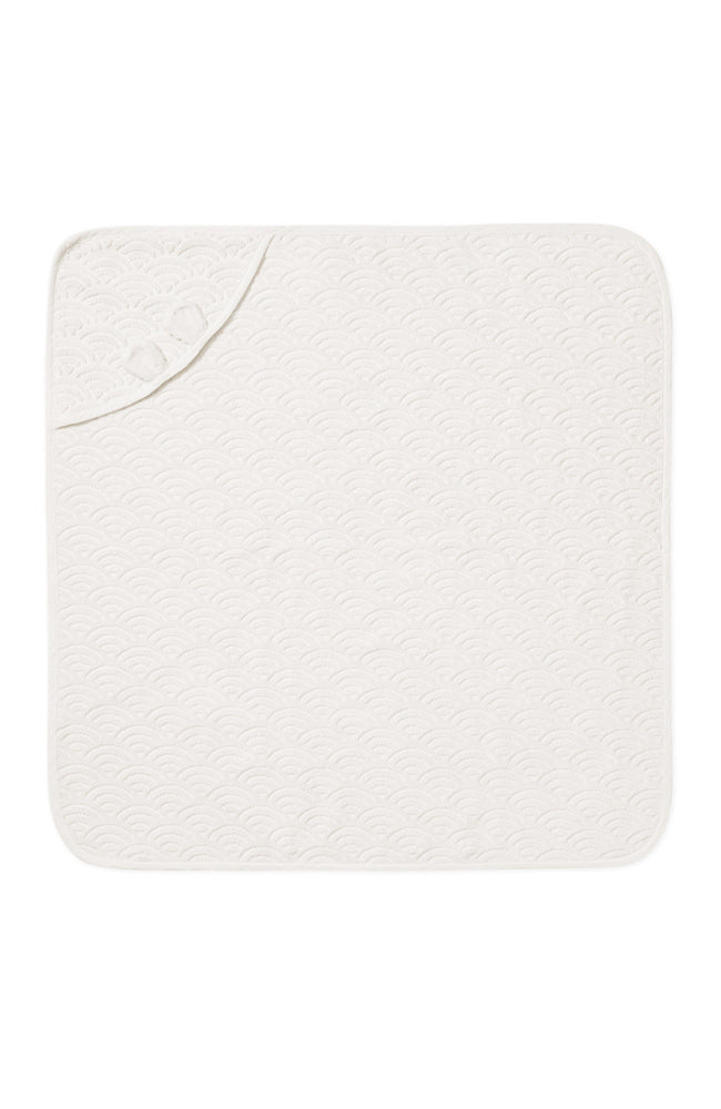 Towel Baby Hooded w/ ears - Off White CamCam Copenhagen Handduk