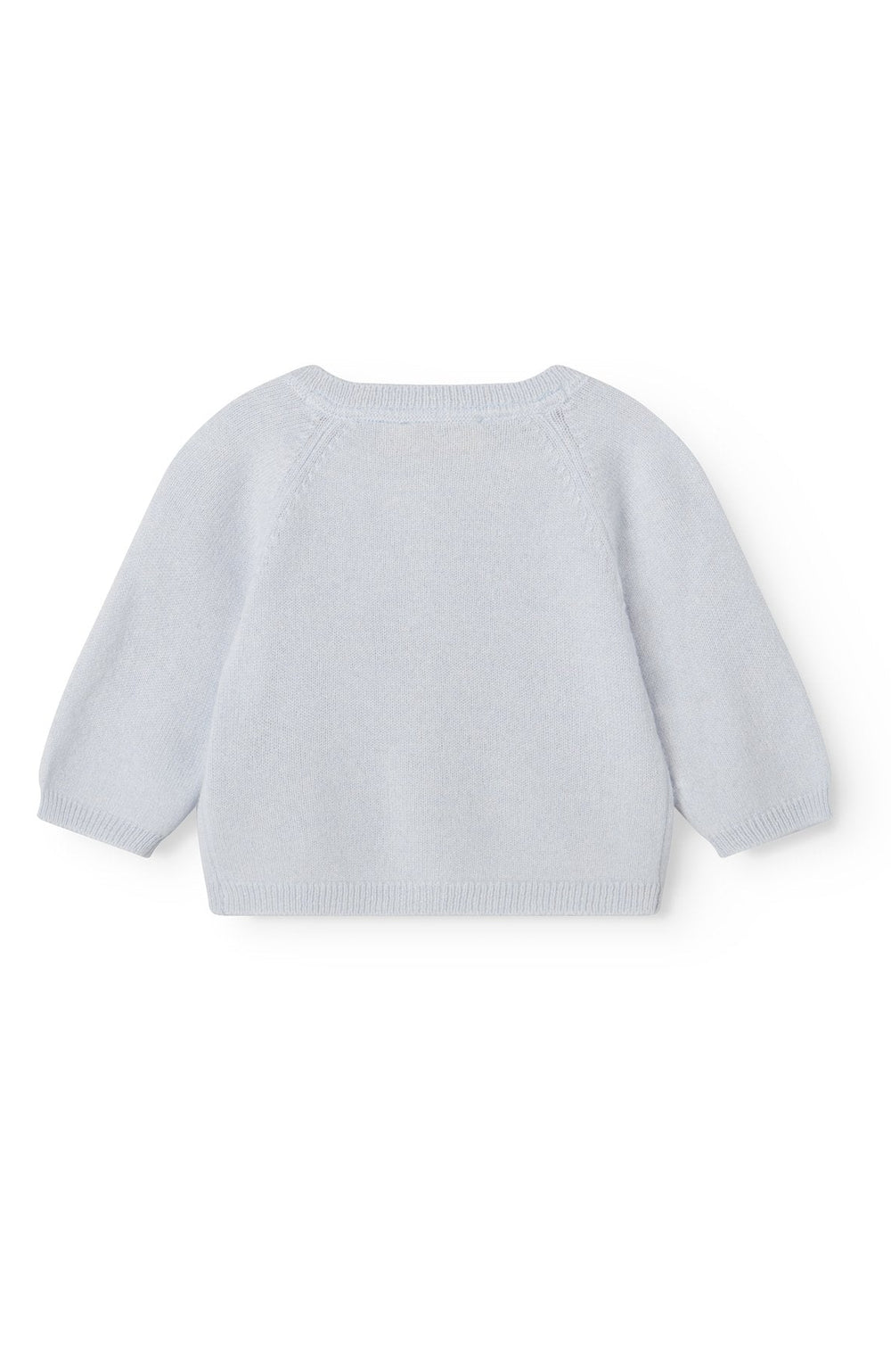 Tamla Cashmere Cardigan - Light Blue Mel – detalj 1