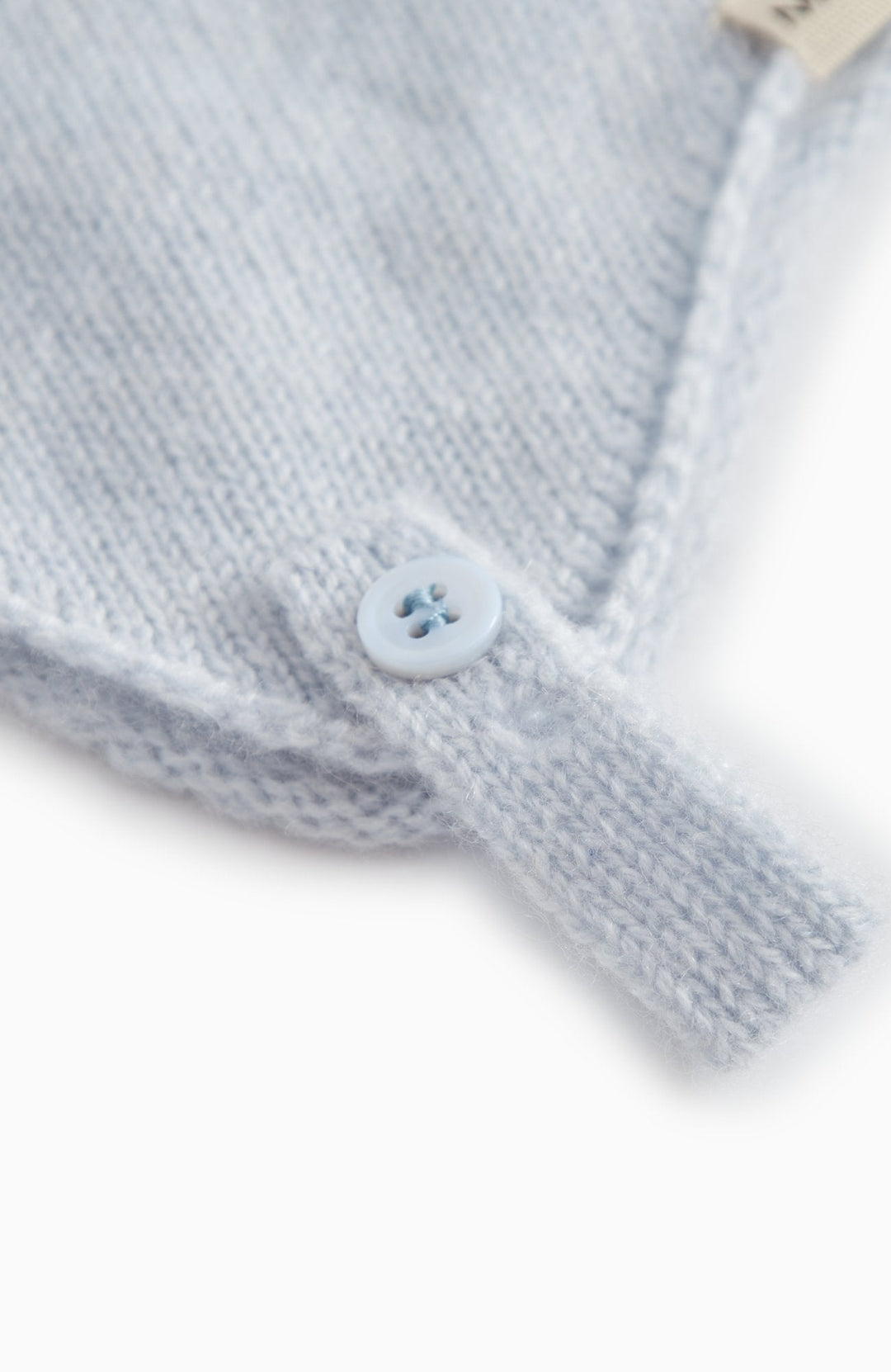 Aly Baby Cashmere Hat - Light Blue Mel – detalj 3