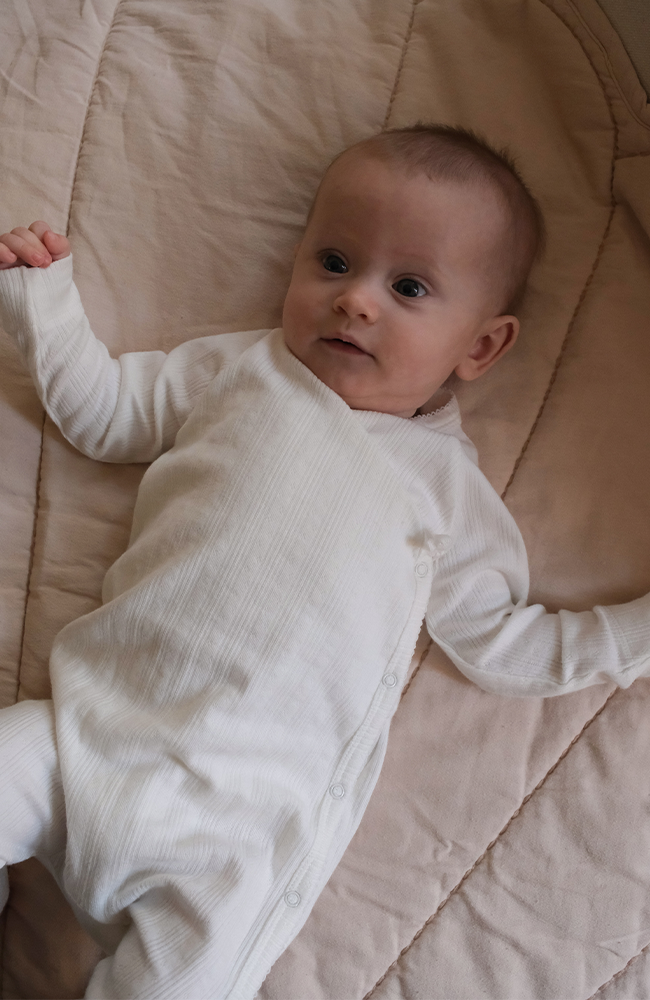 Rula Pointelle Jumpsuit - Soft White