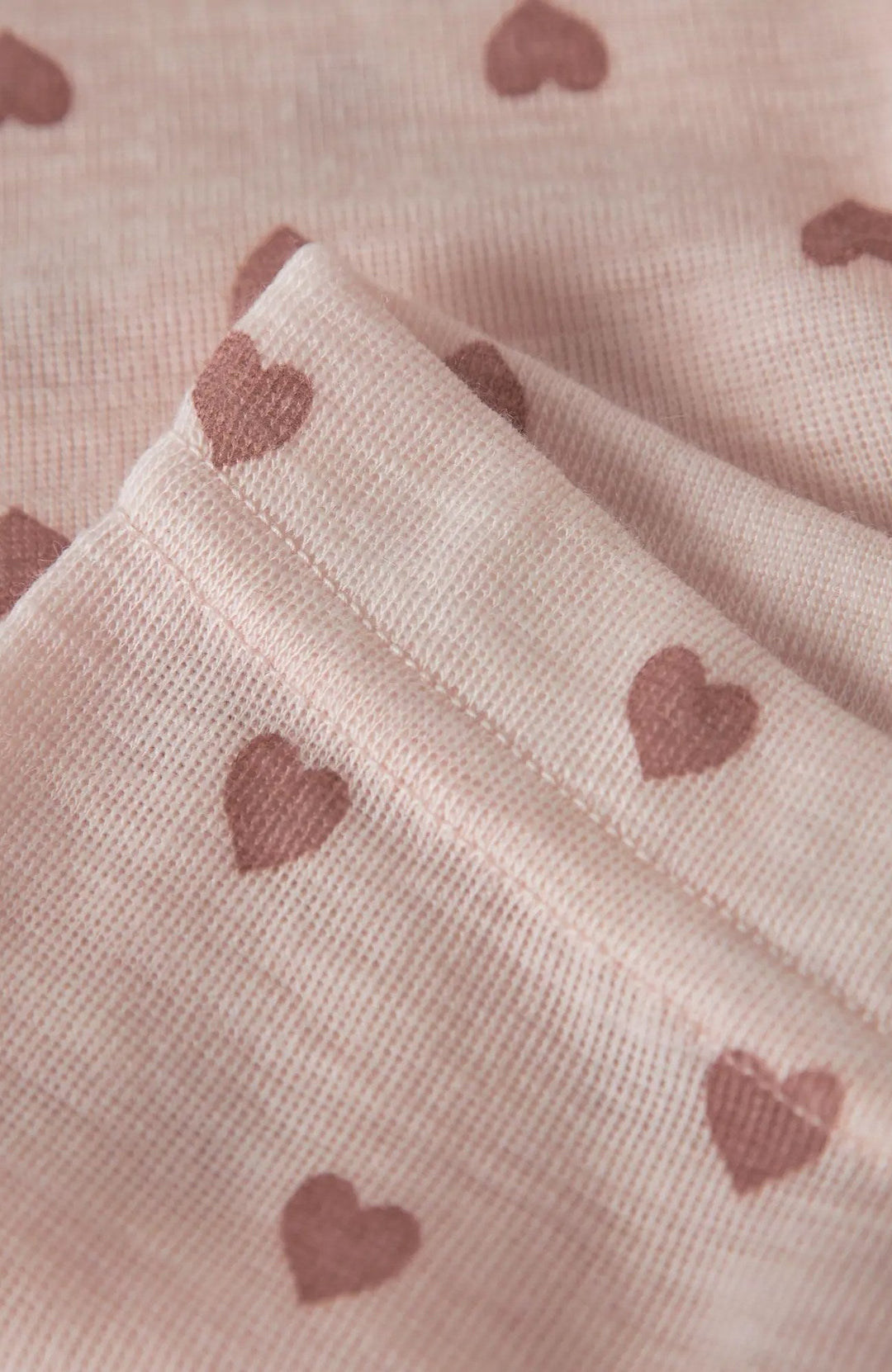 Noel Nia Baby Wool Slim Legging - Morganite Heart Lil' Atelier Leggings