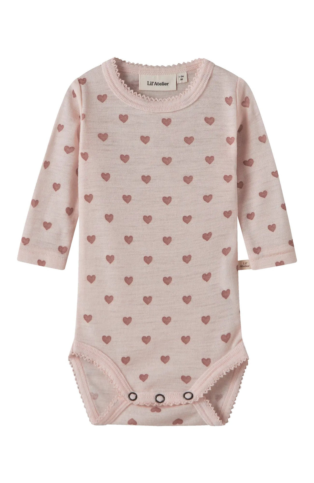 Noel Nia Wool LS Slim Body - Morganite Heart Lil' Atelier Body
