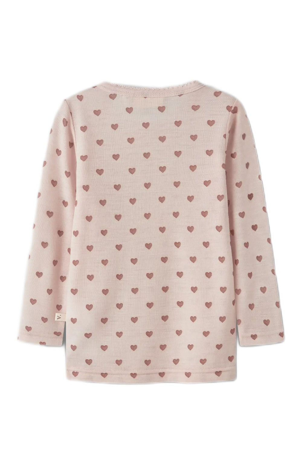 Noel Nia Wool LS Slim Top - Morganite Heart Lil' Atelier Topp