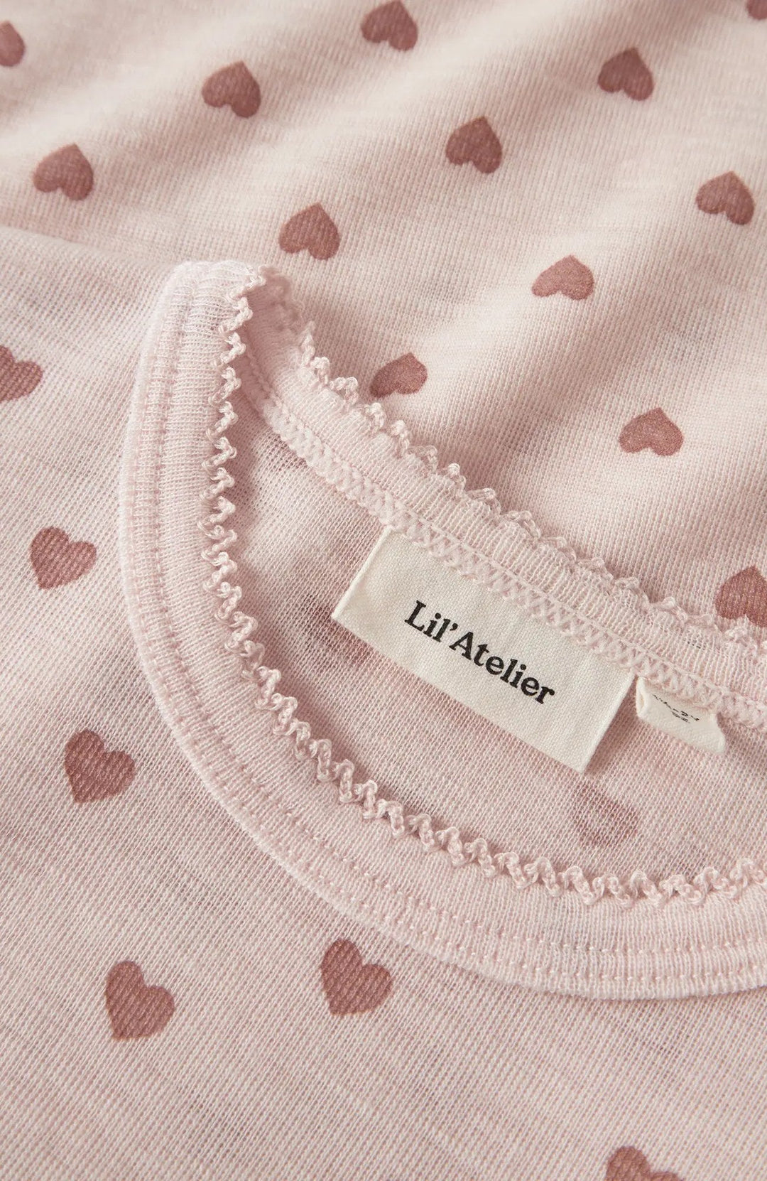 Noel Nia Wool LS Slim Top - Morganite Heart Lil' Atelier Topp