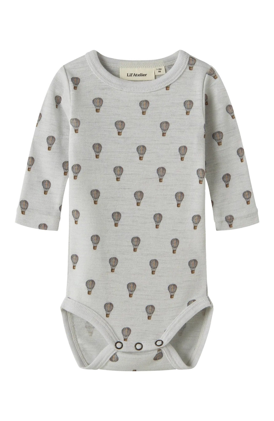 Noel Nor Wool LS Slim Body - Oyster Mushroom Airballoon Lil' Atelier Body