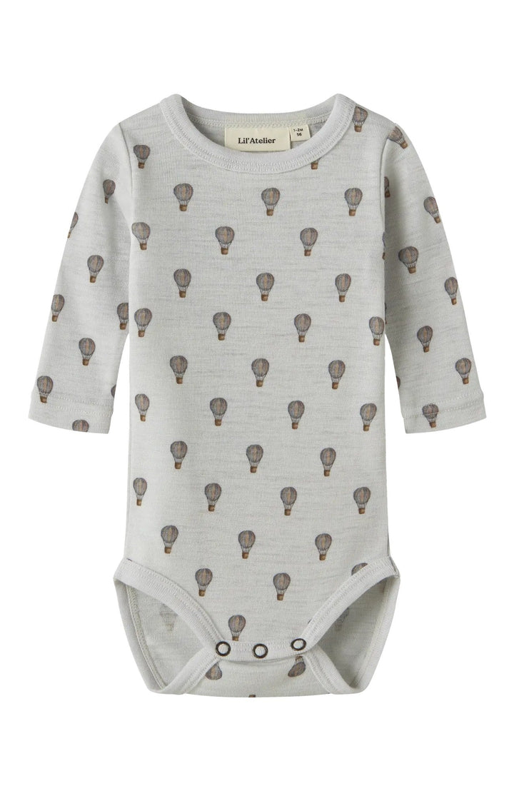 Noel Nor Wool LS Slim Body - Oyster Mushroom Airballoon Lil' Atelier Body