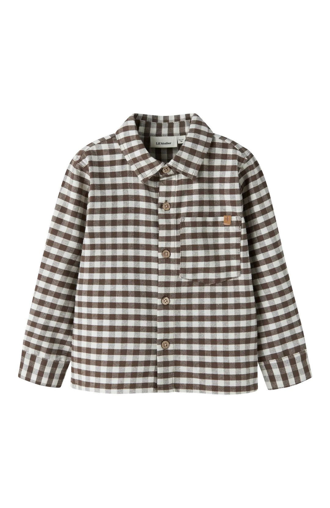 Noki LS Loose Shirt - Teak Lil' Atelier Skjorta