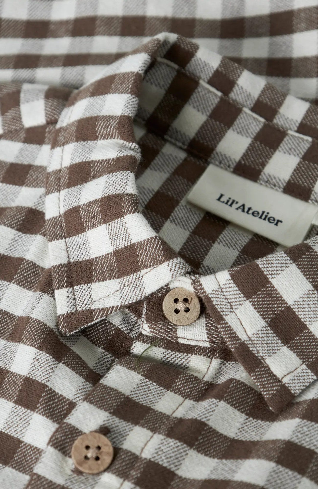 Noki LS Loose Shirt - Teak Lil' Atelier Skjorta