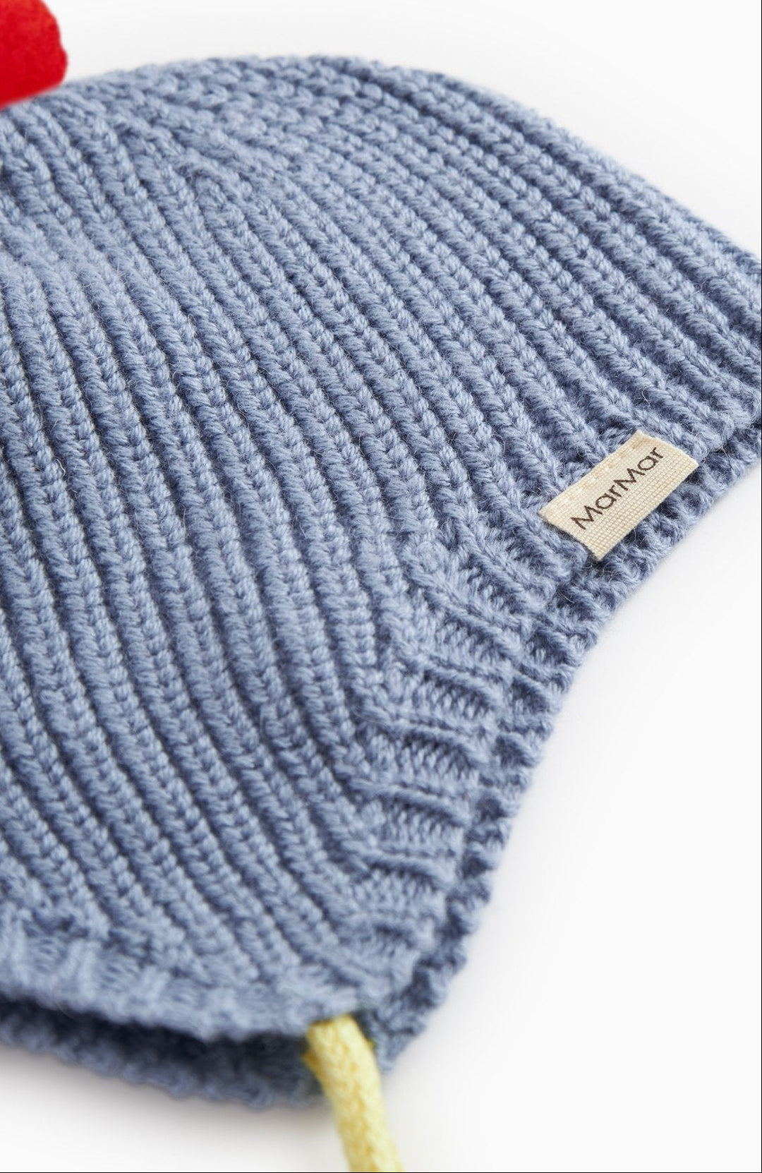 Aly Baby Pompom Heavy Knit - Bright Sky MarMar Copenhagen mössa