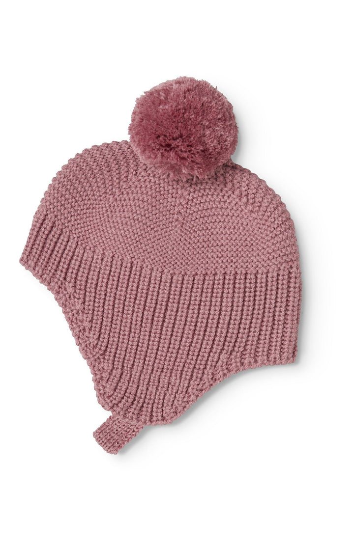Aly Pompom Light Cotton Wool Fisherman Hat - Autumn Russet