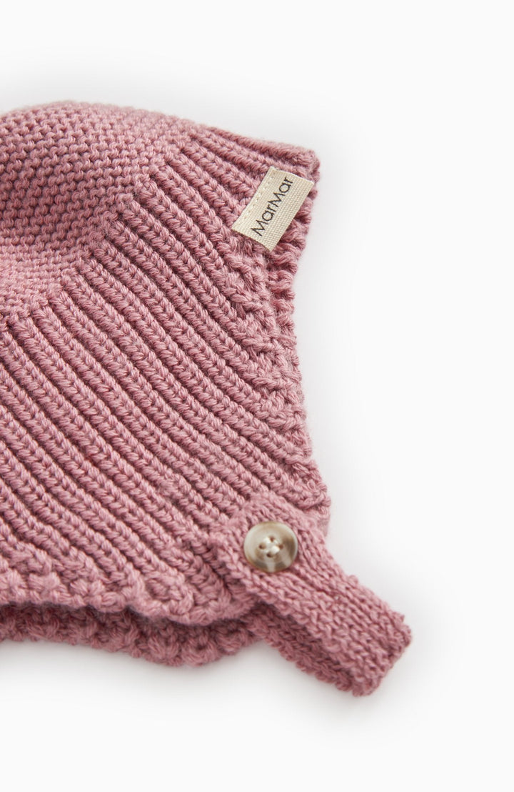 Aly Pompom Light Cotton Wool Fisherman Hat - Autumn Russet – detalj 3
