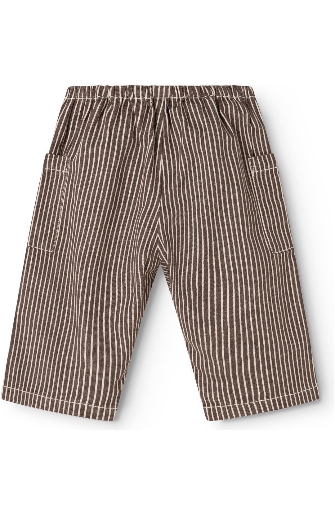 Panto Soft Denim Pants - Dark Brownie Stripe MarMar Copenhagen Byxor