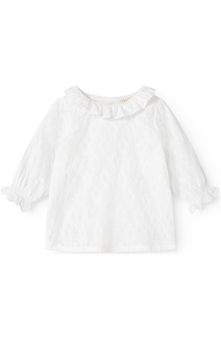 Tilka Delicate Cotton Top - White MarMar Copenhagen Tröja