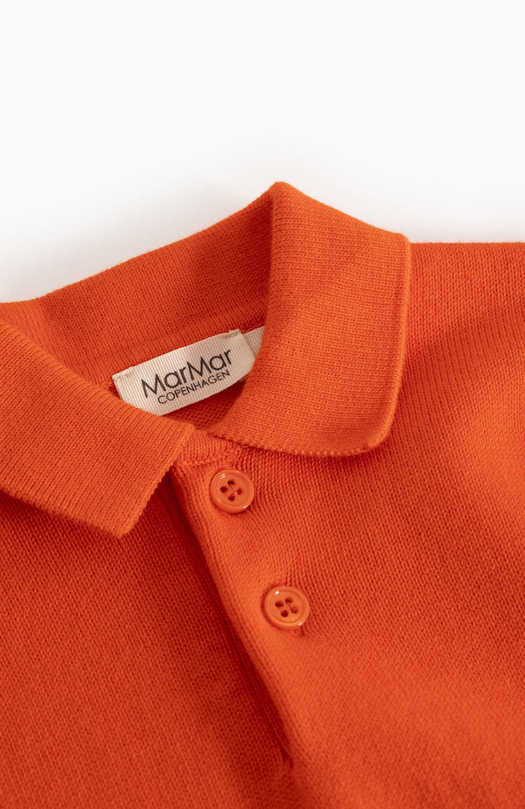 Teno Polo Cotton Knit - Grapefruit MarMar Copenhagen Tröja