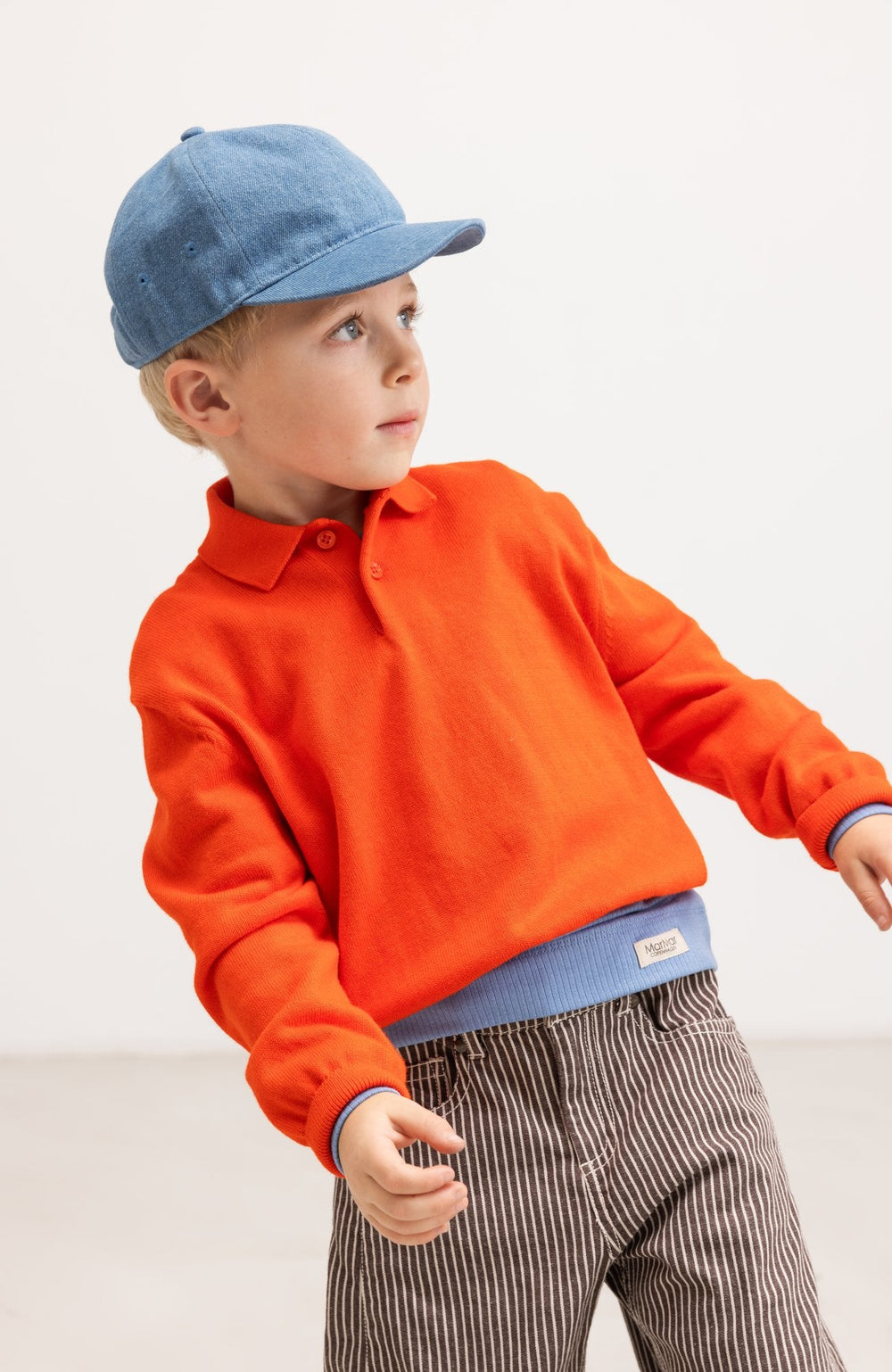 Teno Polo Cotton Knit - Grapefruit MarMar Copenhagen Tröja