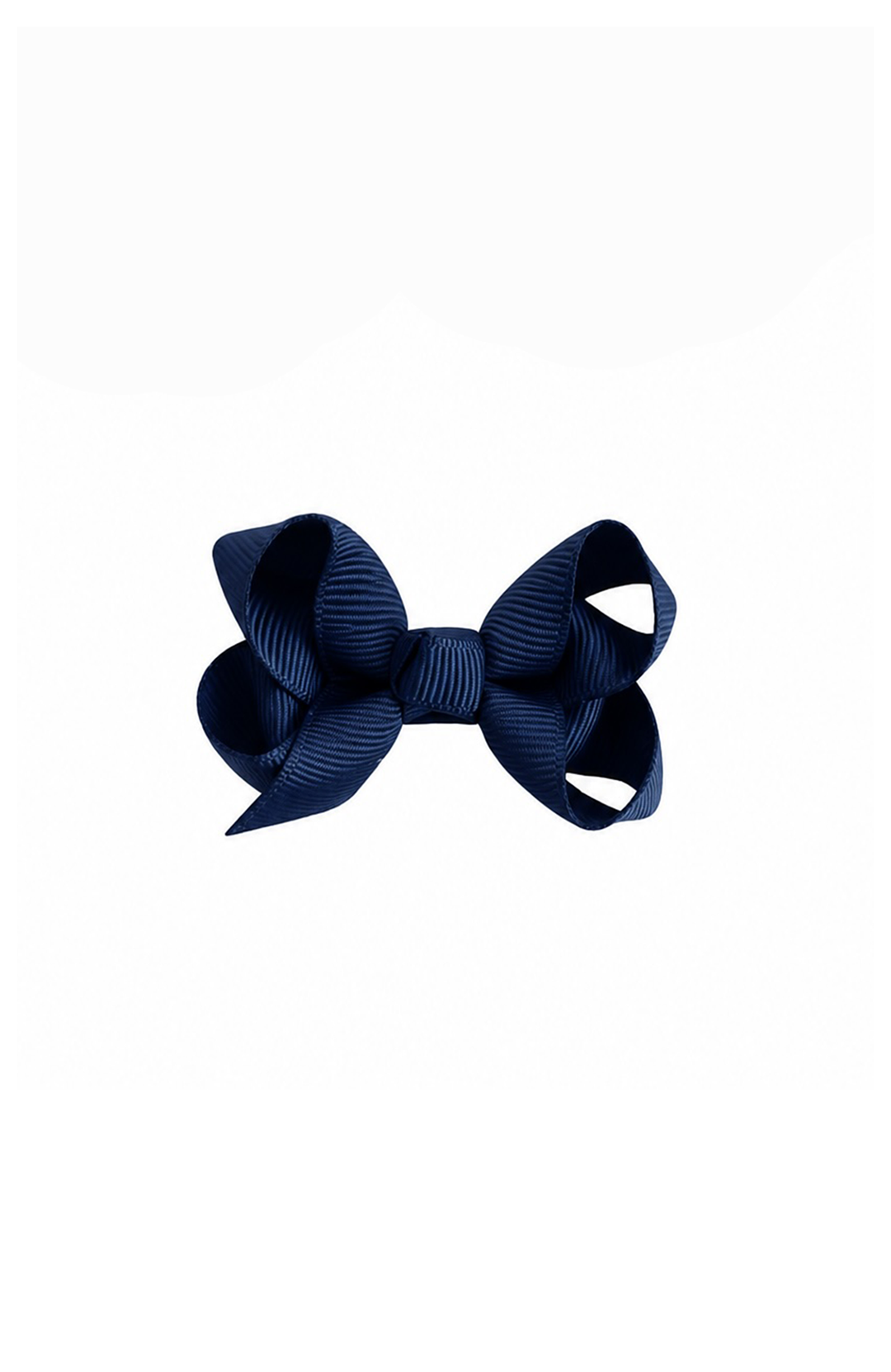 Hair Bow Mini - Navy Blue