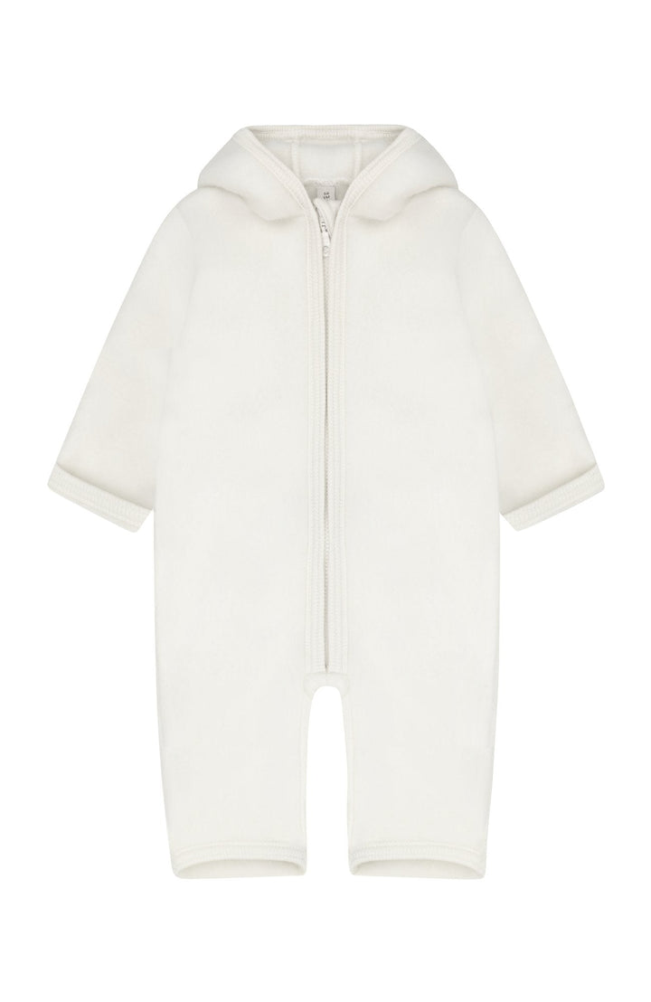 Pram Suit Ears Wool Fleece - Tofu HUTTEliHUT ytterkläder