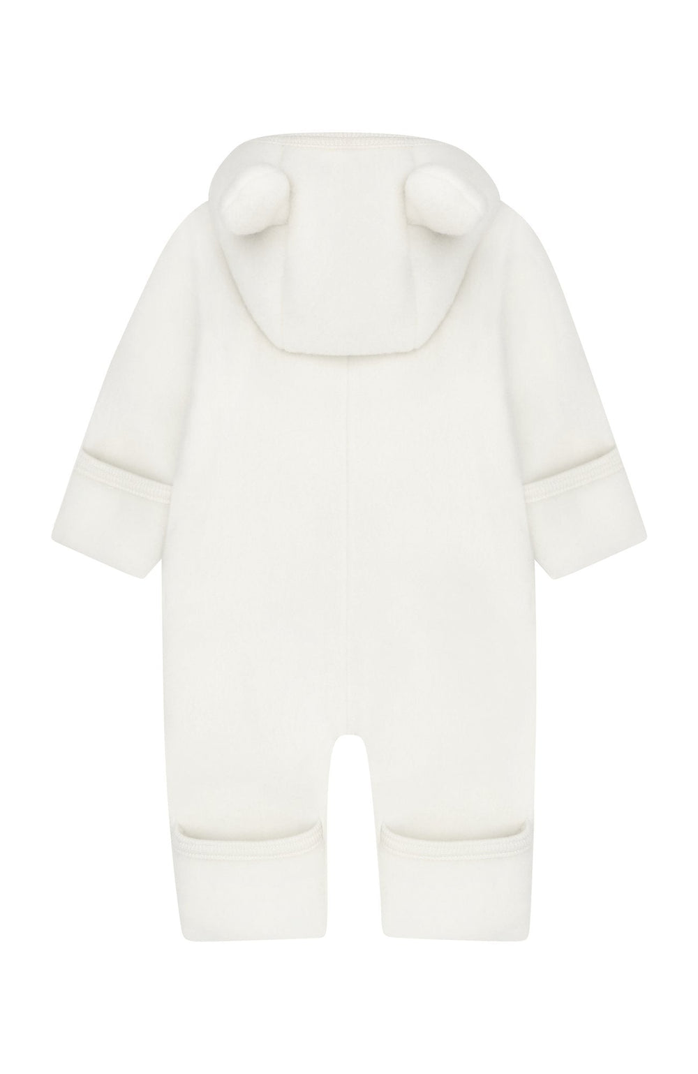 Pram Suit Ears Wool Fleece - Tofu HUTTEliHUT ytterkläder