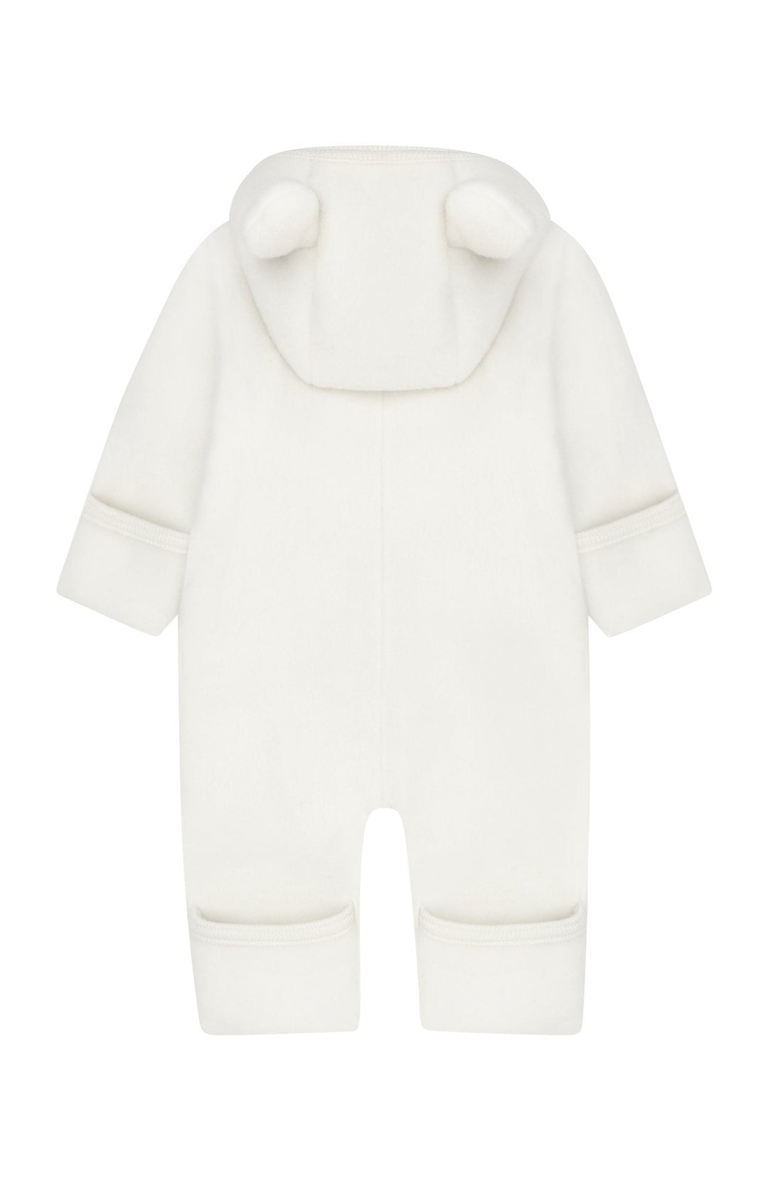 Pram Suit Ears Wool Fleece - Tofu HUTTEliHUT ytterkläder