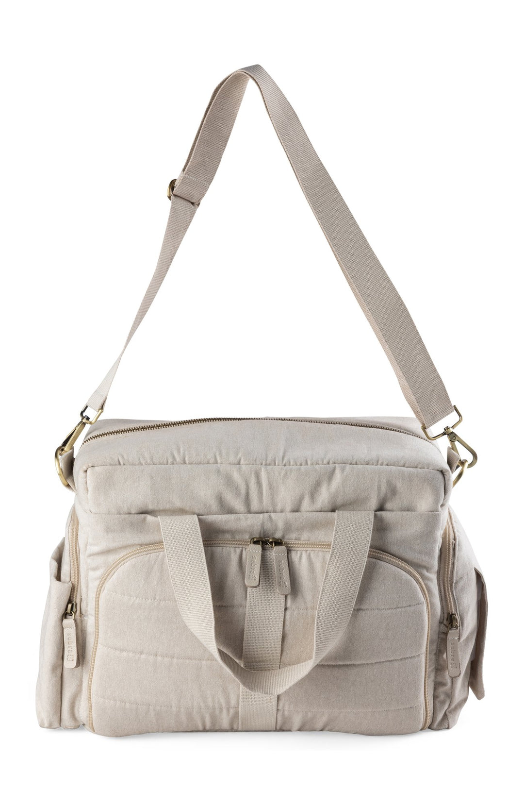 Skötväska On-the-go - Morning Beige Melange Sebra Skötväska
