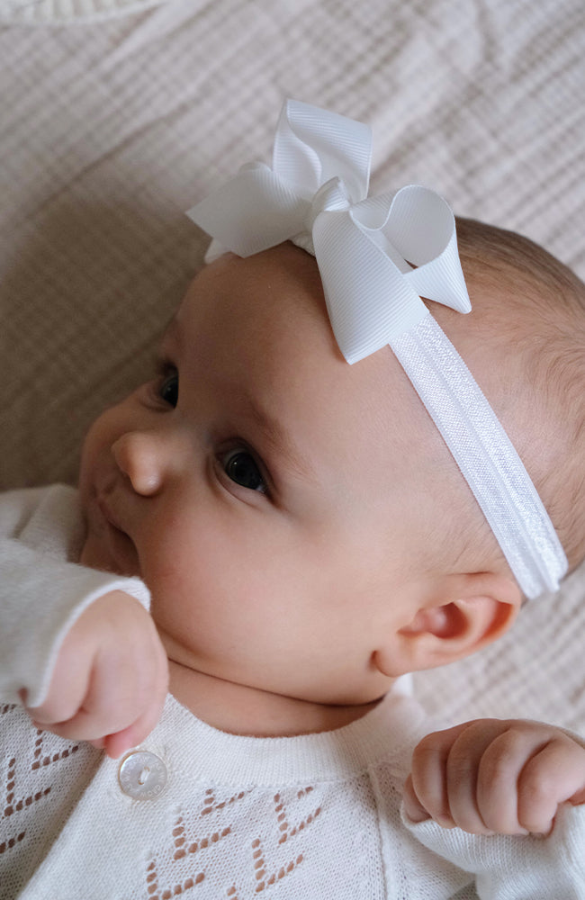 Hårband Rosett - Off White Petit Stockholm hårband