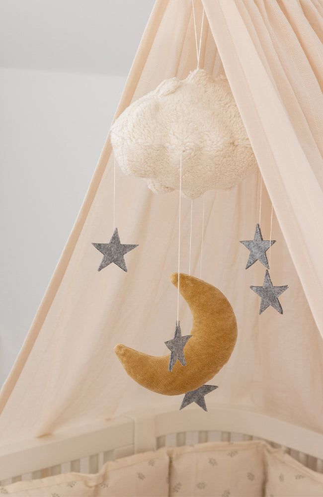Baby Mobile - Moon & Stars Sebra Sängmobil