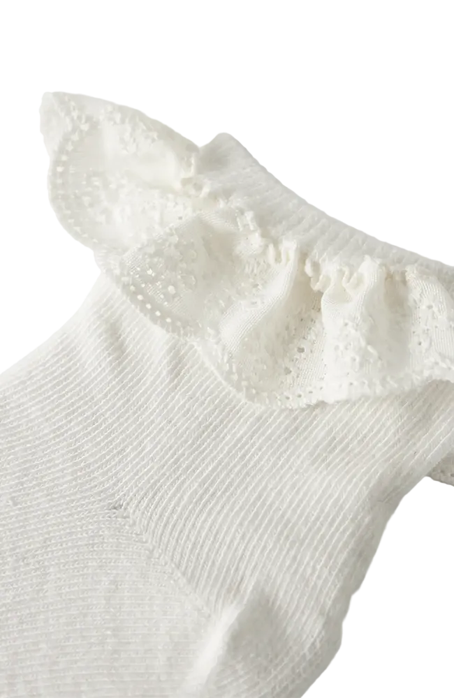 Dertrud Sock - Coconut Milk Lil' Atelier Strumpor