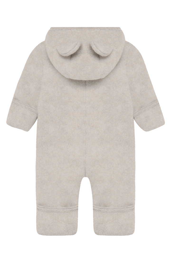 Pram Suit Ears Wool Fleece - Camel Melange HUTTEliHUT ytterkläder