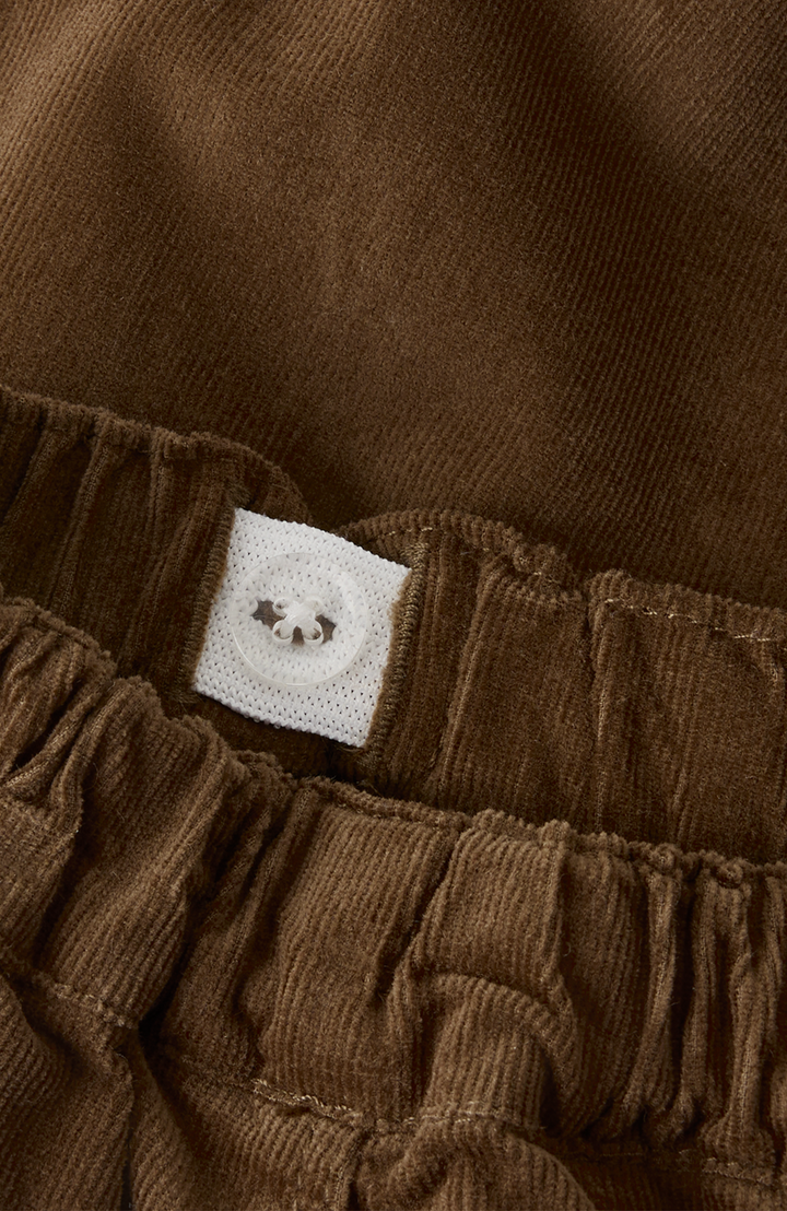 Somba Loose Cord Pants - Teak