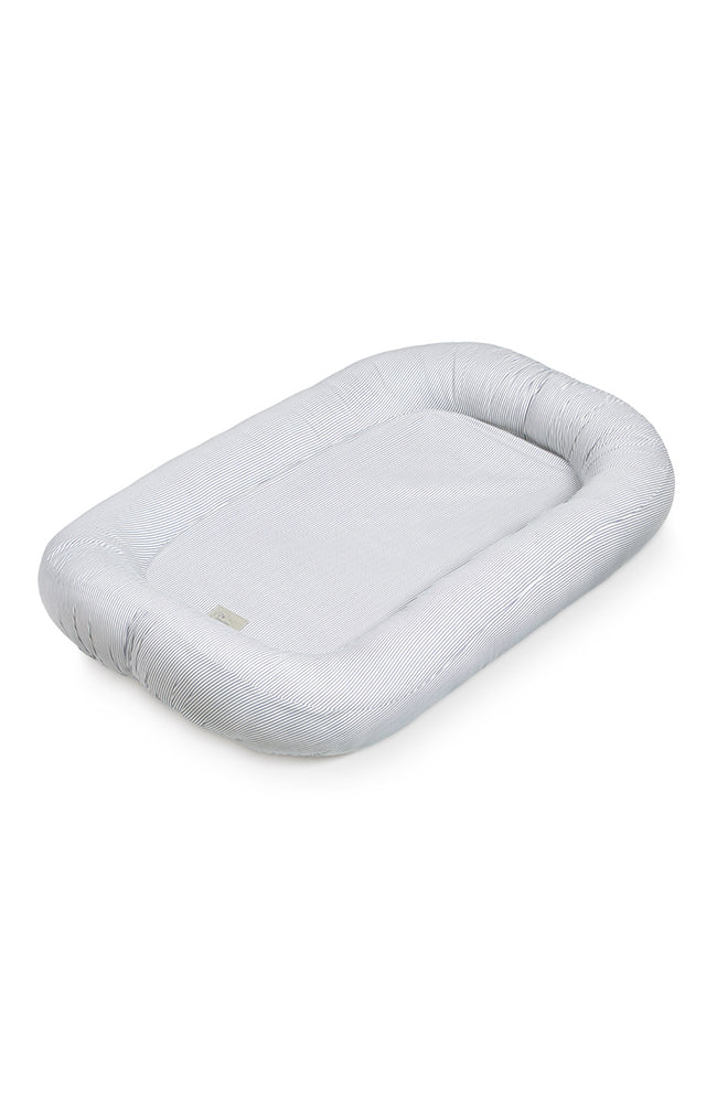 Baby Nest - Classic Stripes Blue CamCam Copenhagen Babynest