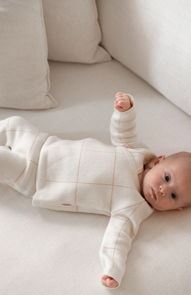 Wrap Cardigan - Beige/Cream