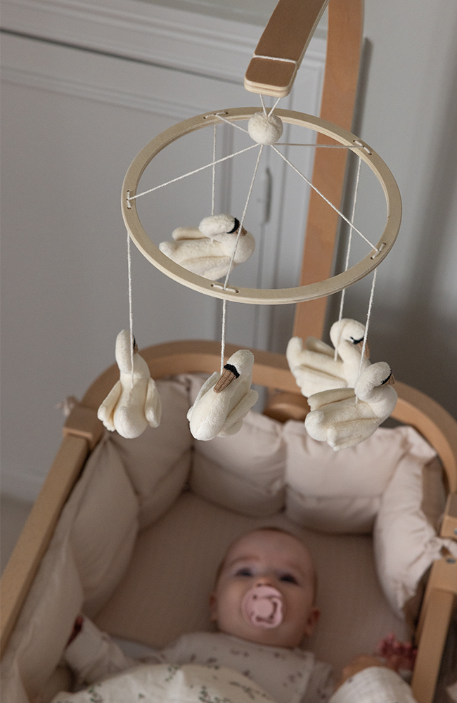 Baby Mobile - Swans