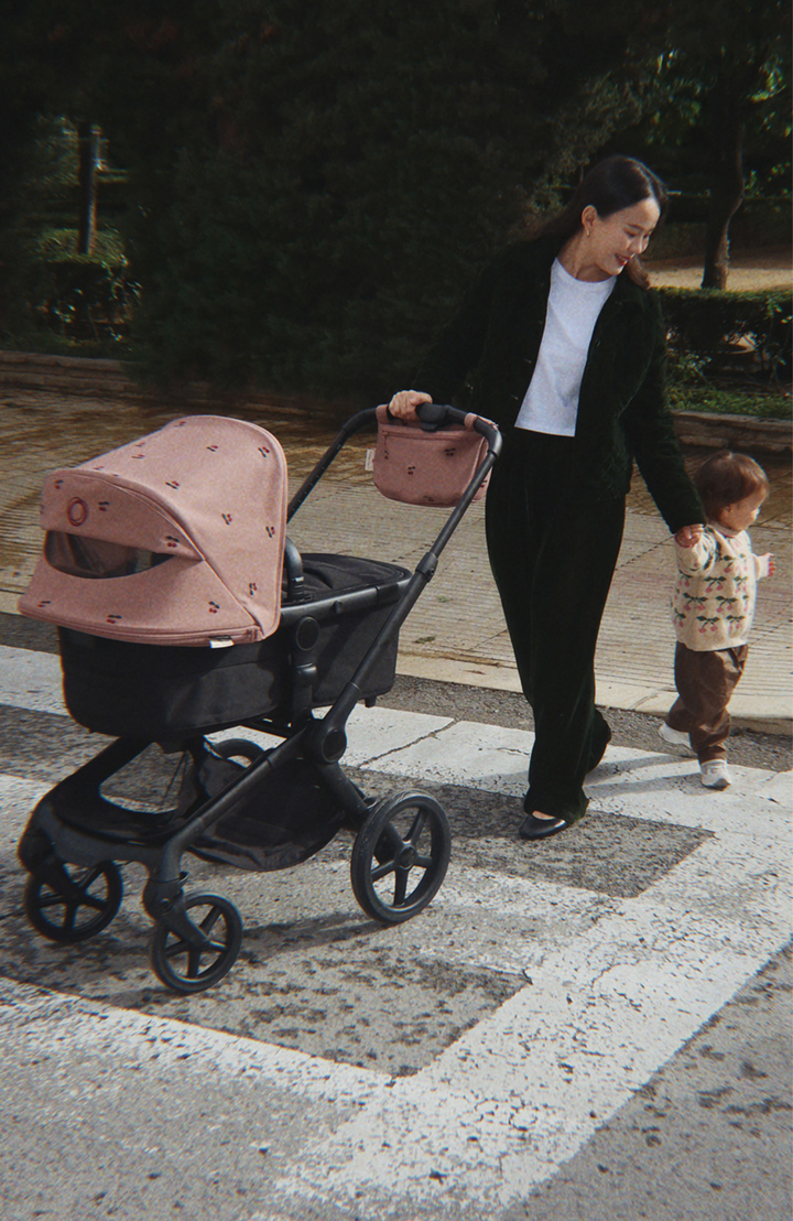 Bugaboo x Konges Sløjd Fox/Kangaroo Sufflett - Dusty Pink Bugaboo Barnvagnstillbehör
