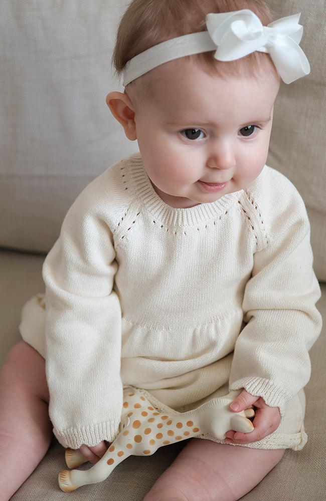 Hårband Rosett - Off White Petit Stockholm hårband