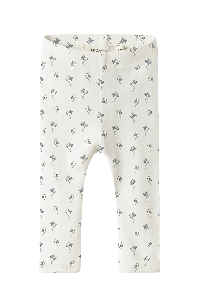 Gayo Slim Leggings Baby - Coconut Milk Bell Flower Lil' Atelier Leggings