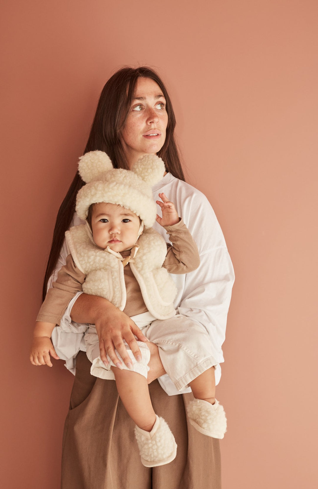 Merino Snugglevest - Milk